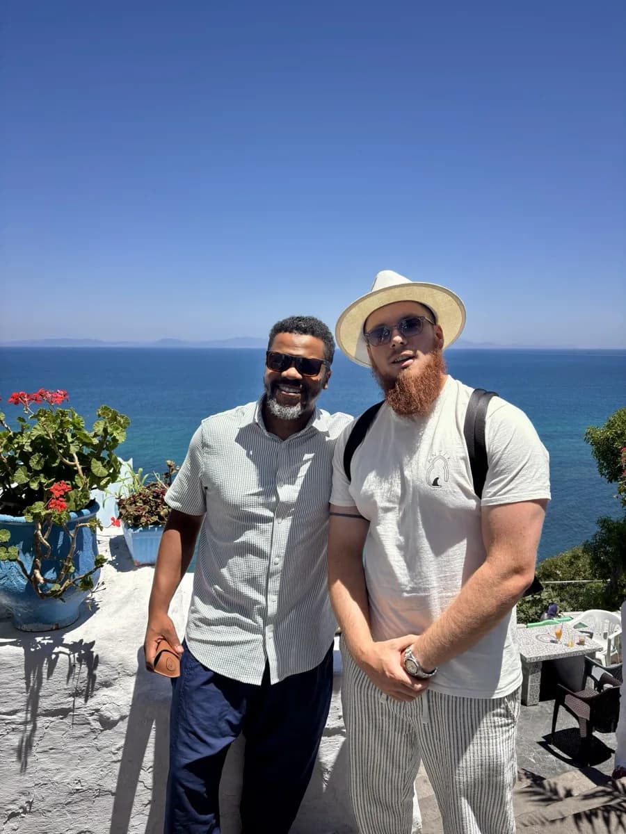 Fahari Hamada Sidi et Lucien Arbieu, cofondateurs de PeakLab