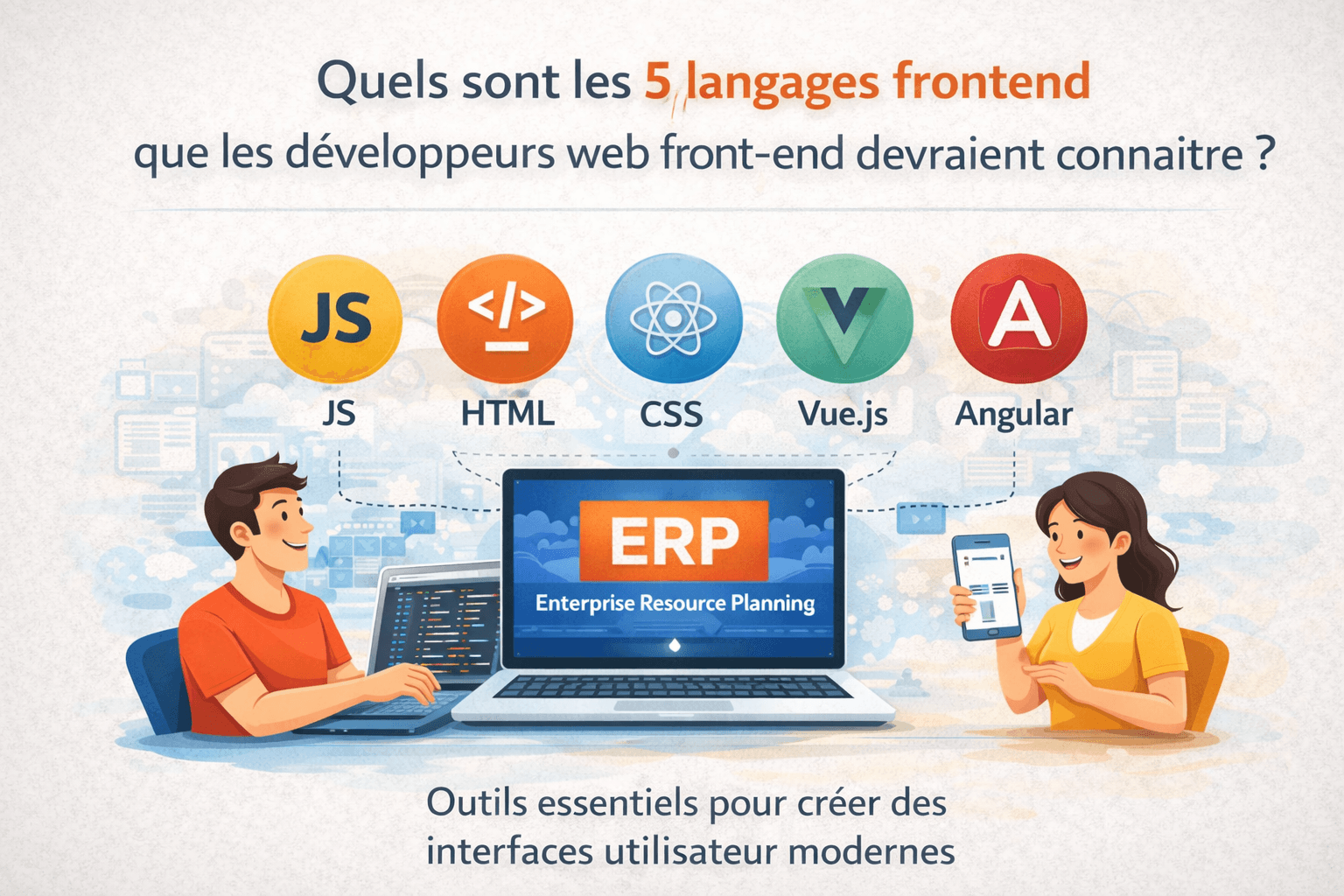 Quels sont les 5 langages frontend que les développeurs web front-end devraient connaître ?