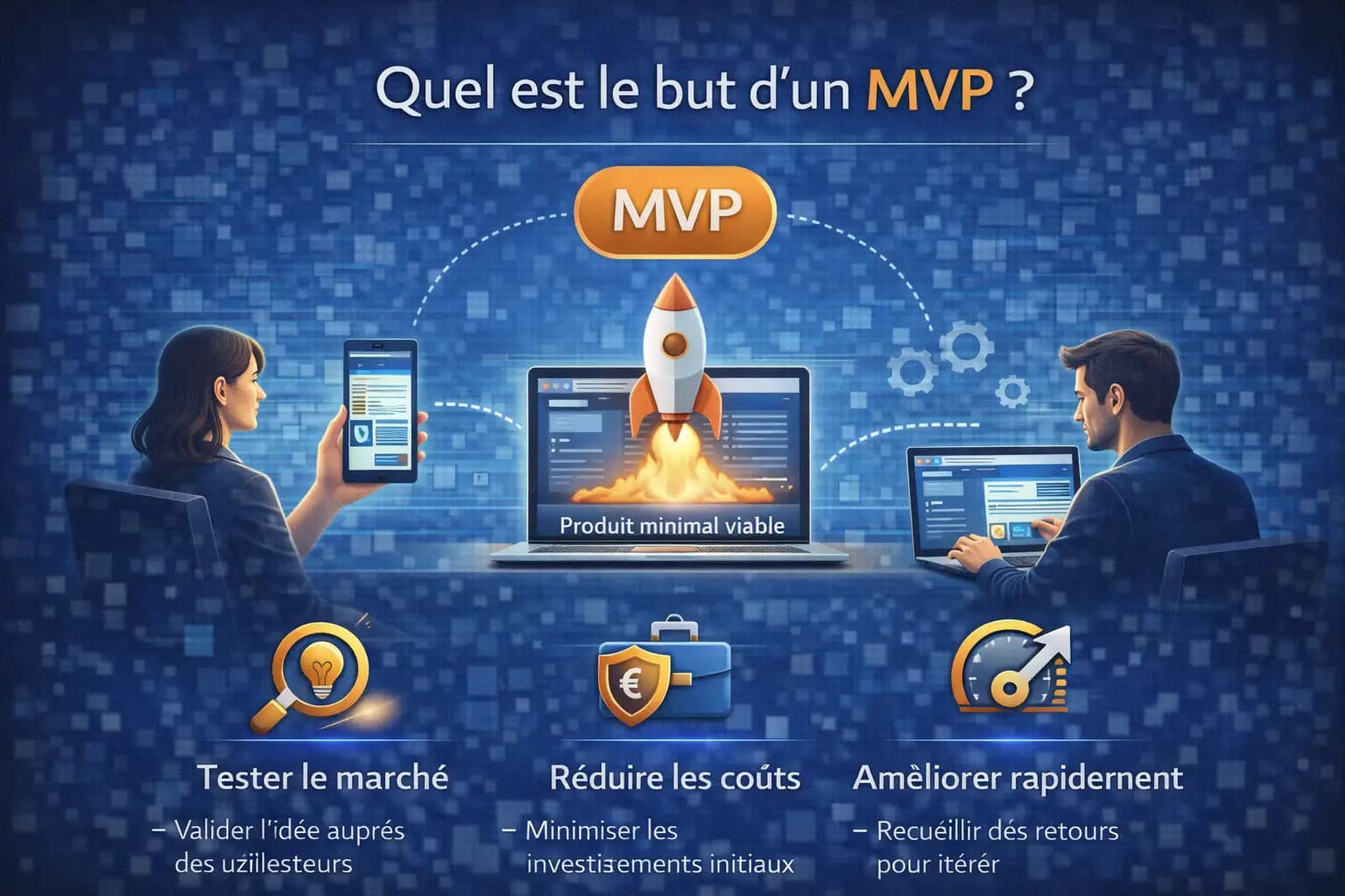 Quel est le but d’un MVP (product minimum viable) ?