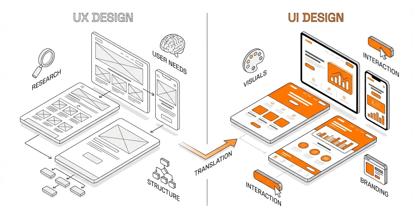 Quelle différence entre l’UX et l’UI design ?
