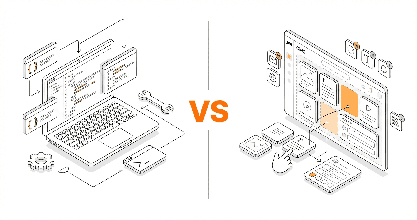 Que choisir entre un site from scratch et un CMS ?